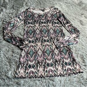 About A Girl Blouse Womens Small Lightweight Multimedia NWT Lingerie Sleeve